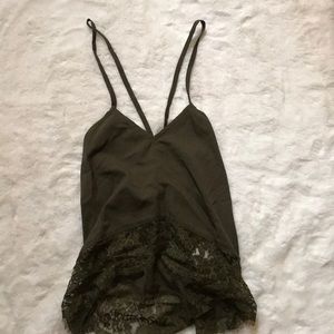 TOBI cross back cami